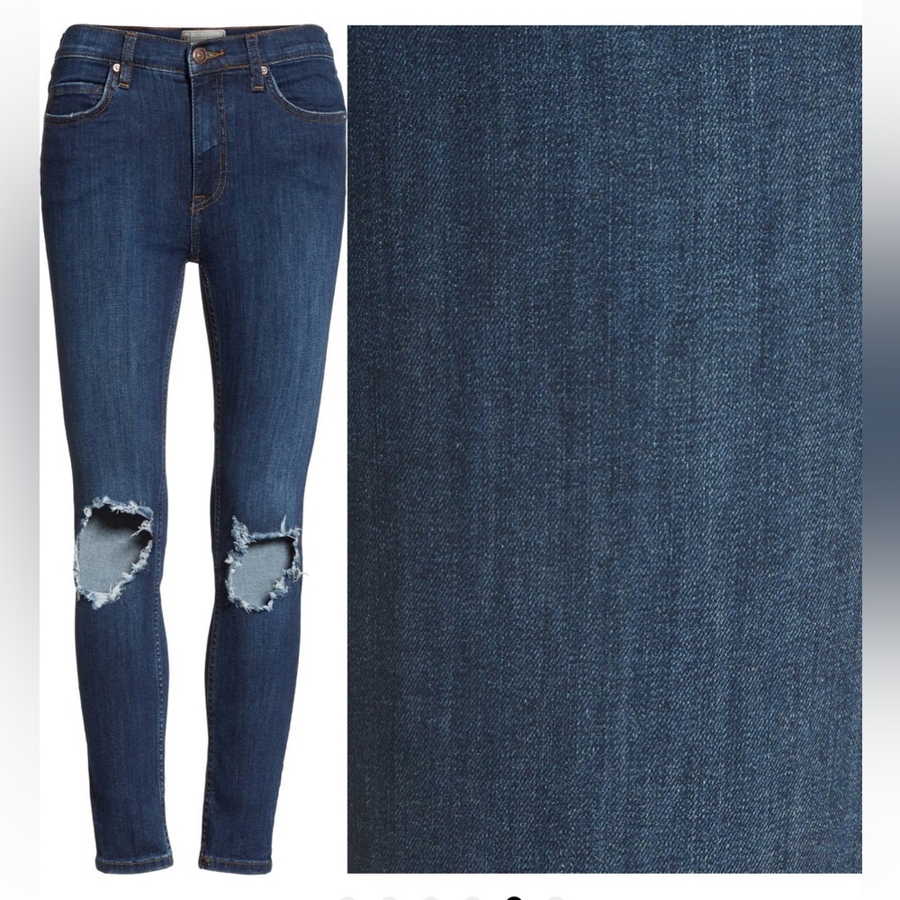 Free People High Waist Skinny Jeans